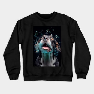 Dogs In Water #1 Crewneck Sweatshirt